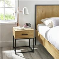 Julian Bowen Harlow 1 Drawer Chest - Brown