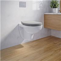 Bemis Moulded Wood Soft Close Toilet Seat - Grey