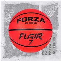 FORZA Size 7 Flair Rubber Basketball - Red
