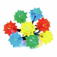 Premier Decorations 80 LED Christmas Multi-Coloured Retro Star Lights