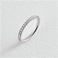 Revere 9ct White Gold 0.25ct Diamond Eternity Ring - P