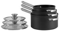 Ninja Zerostick Stackable 3 Piece Non Stick Pan Set