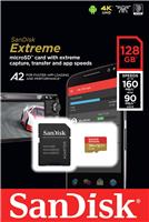 SanDisk Extreme 160MBs microSDXC Memory Card - 128GB