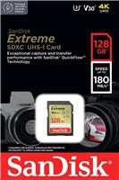 SanDisk Extreme 180MBs SDXC Memory Card - 128GB