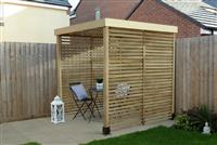 Forest Garden Modular Pergola with 3 Side Panels