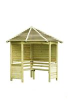 Forest Garden Venetian Wooden Corner Arbour