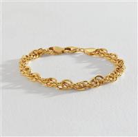 Revere Gold Plated Sterling Silver Twisted Bracelet
