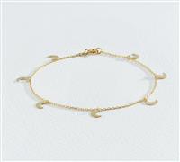 Revere Gold Plated Sterling Silver Crescent Moon Bracelet