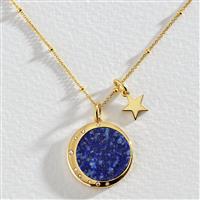Revere Gold Plated Silver Cubic Zirconia Pendant Necklace