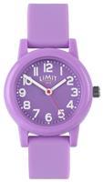 Limit Easy Read Purple Silicone Strap Watch