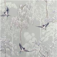 Arthouse Japanese Garden Grey Wallpaper