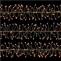 Premier Decorations Warm White Garland Christmas Lights