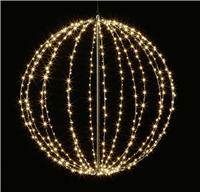 Premier Decorations 240 Warm White LED Christmas Ball Lights