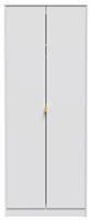 Messina 2 Door Wardrobe - White