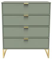 Messina 4 Drawer Chest - Green