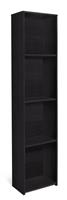 Argos Home Malibu Narrow Bookcase - Black