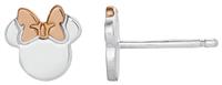 Disney Sterling Silver Minnie Mouse Stud Earrings
