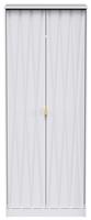 Shimmer 2 Door Wardrobe - White