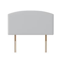 Silentnight Selene 135 Woven Double Bed Headboard-Light Grey