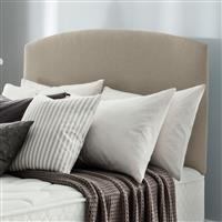Silentnight Selene 180 Woven Kingsize Headboard - Sandstone