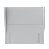 Silentnight Falcon Woven Double Bed Headboard-Light Grey