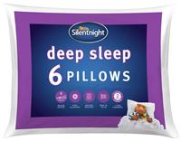Silentnight Deep Sleep Medium Support Pillow - 6 Pack