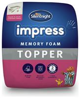 Silentnight Impress Memory Foam 7cmMattress Topper-Superking