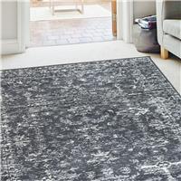 Homemaker Traditional Charcoal Short Pile Rug - 120x170cm
