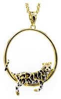 Bill Skinner 18ct Gold Plated Clouded Leopard Necklace