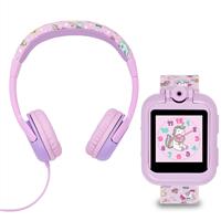 Tikkers Purple Unicorn Interactive Watch and Headphone Set