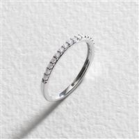 Pure Brilliance 9ct White Gold 0.25ct Lab Diamond Ring - I