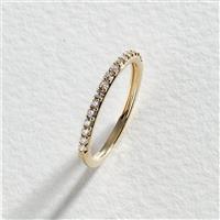 Pure Brilliance 9ct Yellow Gold 0.25ct Lab Diamond Ring - I