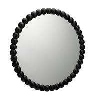 Habitat Black Beaded Round Wall Mirror - 70x70cm