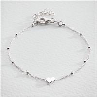 Revere Sterling Silver Heart Bracelet