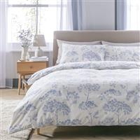 Argos Home Cow Parsley Blue & White Bedding Set - Single