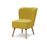 Habitat Eppy Fabric Accent Chair - Yellow