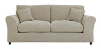 Argos Home Harry Fabric 3 Seater Sofa - Stone