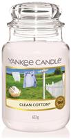 Yankee Candle Large Jar Candle - Clean Cotton