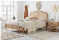 Birlea Leonie Superking Rattan Bed Frame - Oak