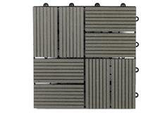 WORKPRO Decking Tiles Dark Grey 4 Pieces - 30 x 30 cm