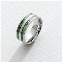 Revere Men's Stainless Steel Ring - Size Z