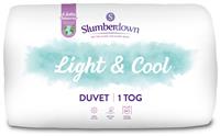 Slumberdown Light & Cool 1 Tog Duvet - Superking