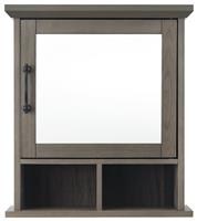 Teamson Home Russell 1 Door Mirrored Cabinet - Brown