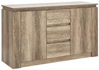 GFW Canyon 2 Door 3 Drawer Sideboard - Oak