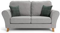 Argos Home Klara Fabric 2 Seater Sofa - Grey