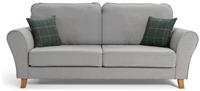 Argos Home Klara Fabric 3 Seater Sofa - Grey