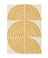 Habitat Global Print Flatweave Rug - 120X170cm - Yellow