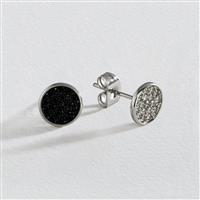 Revere Men's Cubic Zirconia Stud Earrings - Set of 2