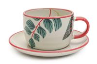 Habitat x Kew Ceramic Tea Cup and Saucer
