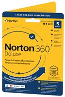 NORTON 360 Deluxe 5 Device, 1 year auto-renew subscription